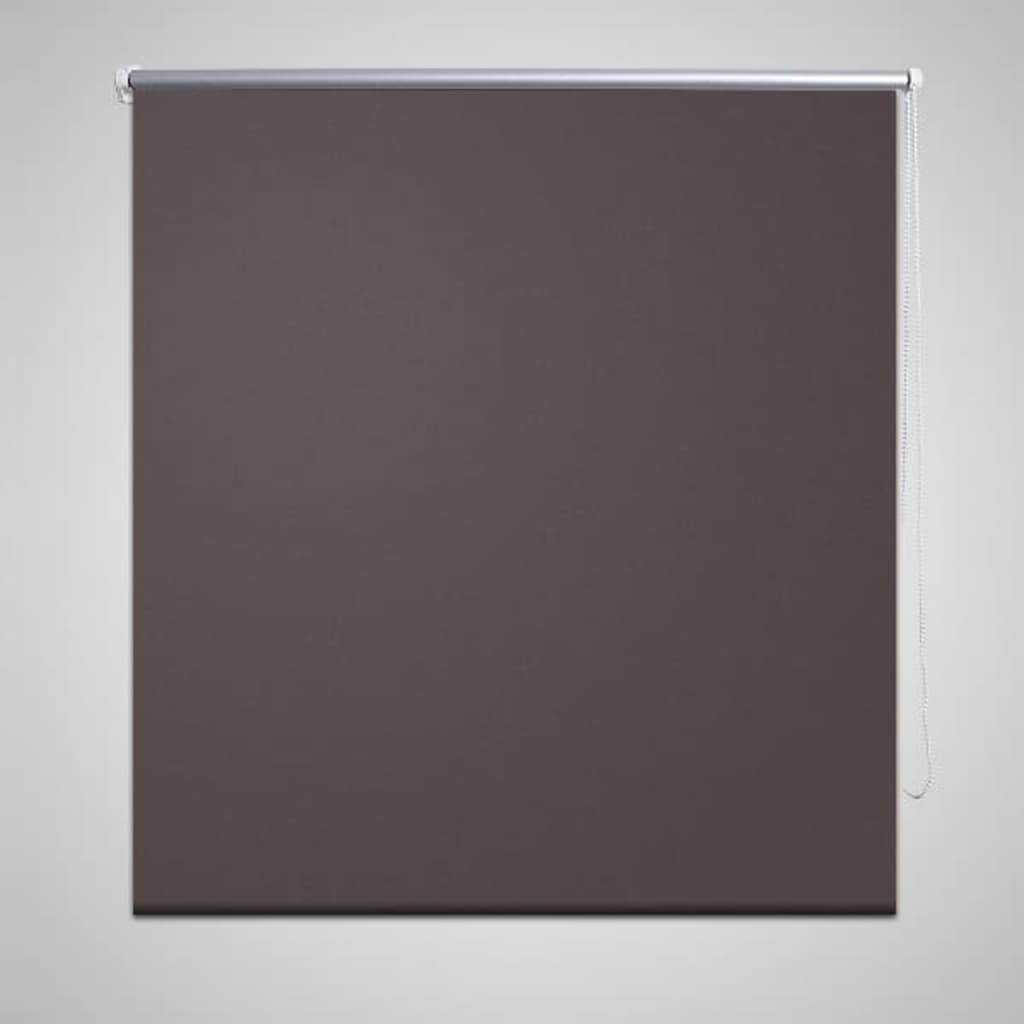 Rullegardin mørklegging 144,4x175 cm Stoffbredde 140 cm kaffe