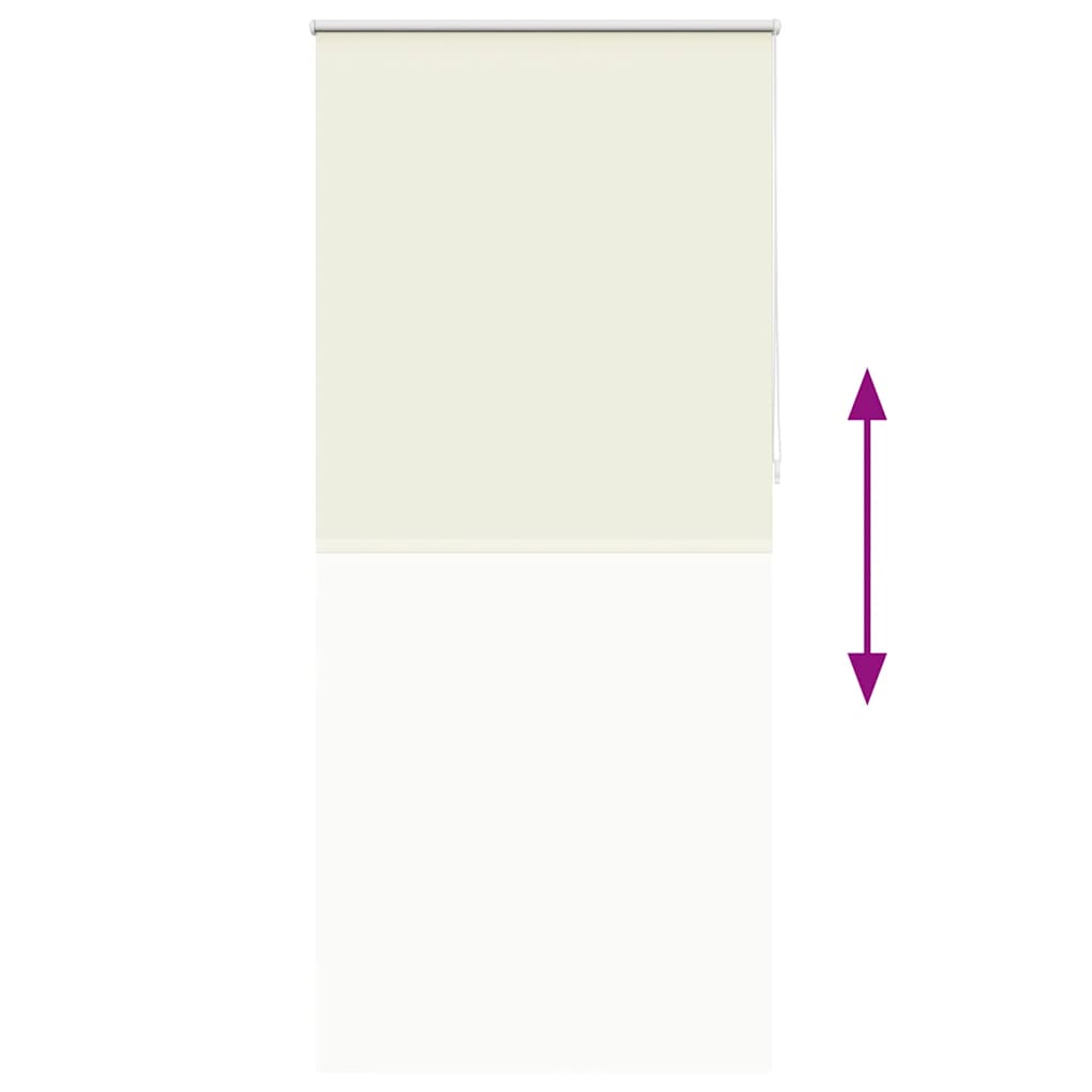 Rullegardin mørklegging 84,4x230 cm Stoffbredde 80 cm offwhite