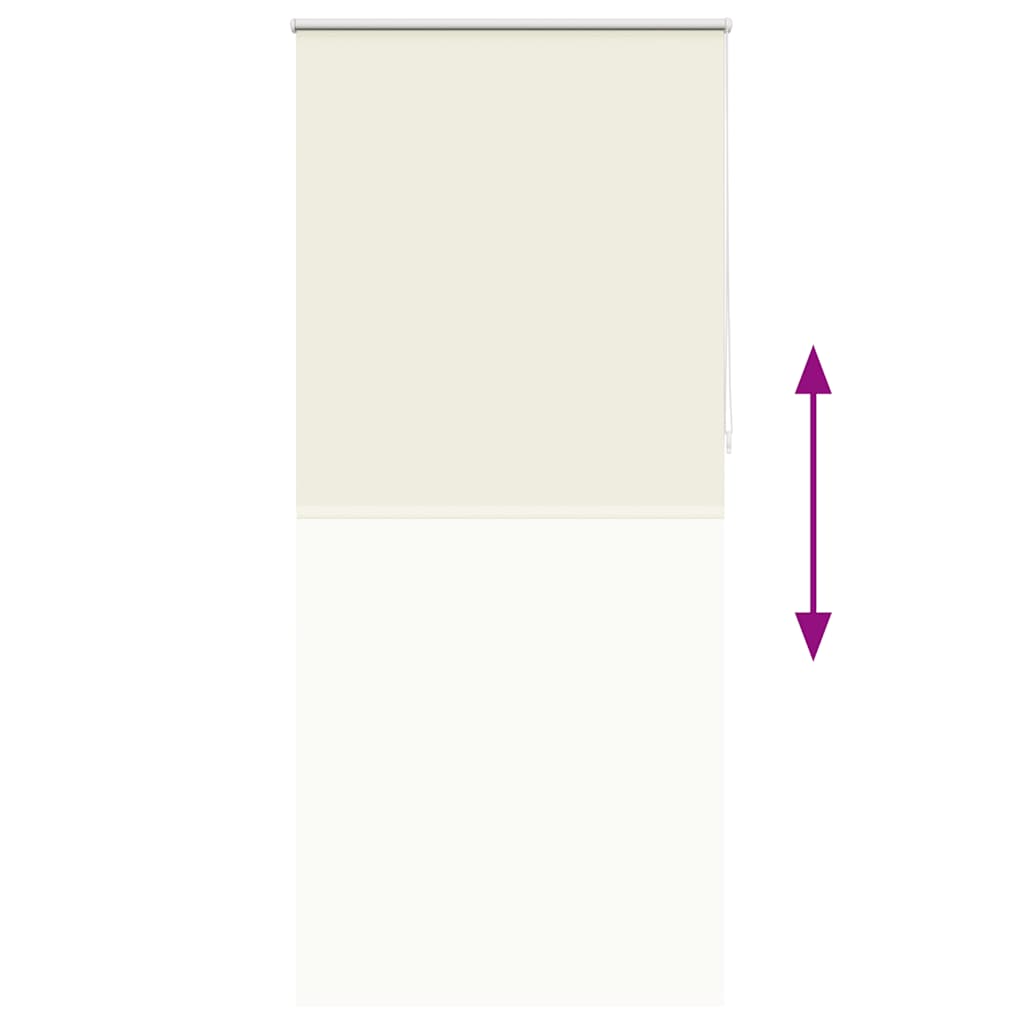 Rullegardin mørklegging 104,4x230 cm Stoffbredde 100 cm offwhite