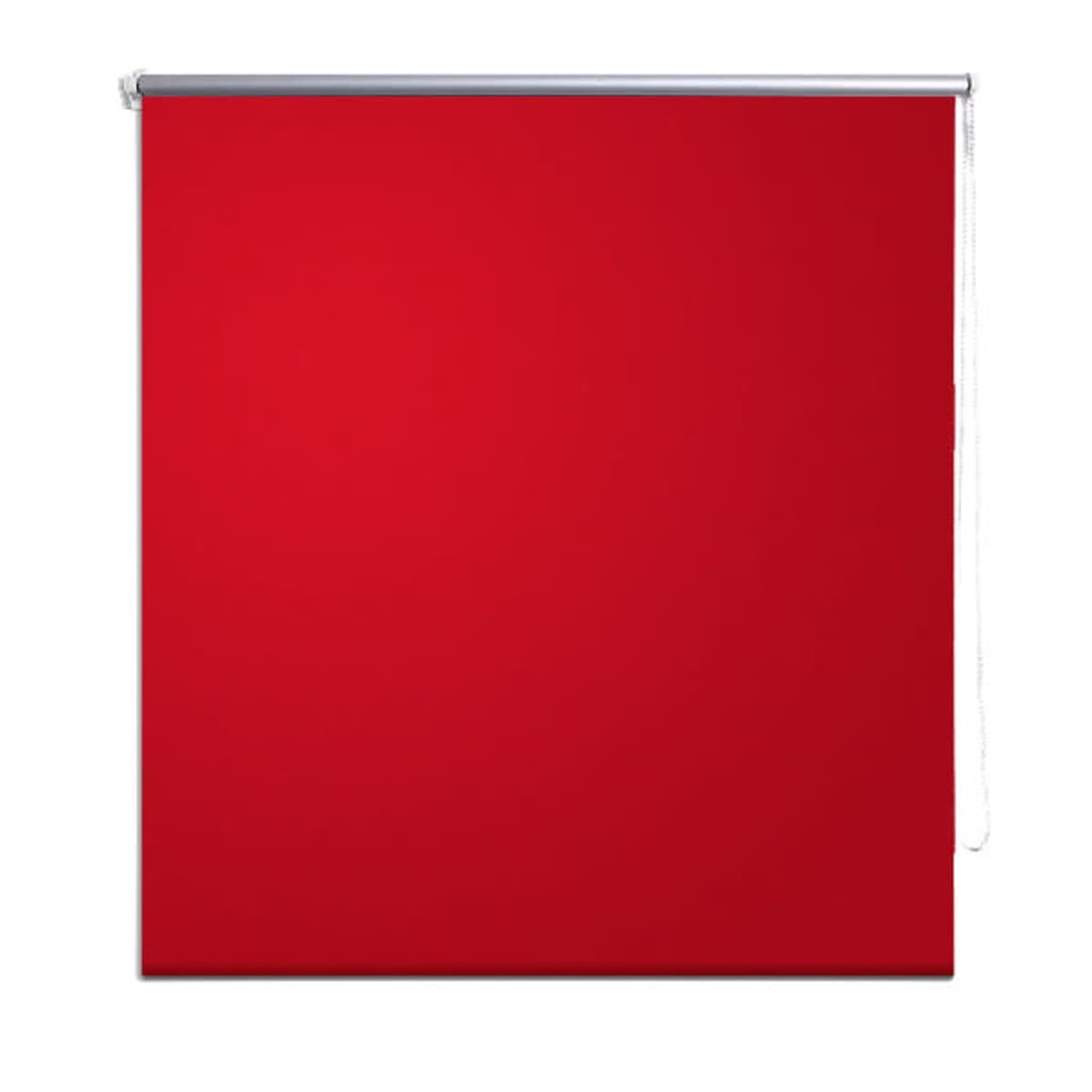 Rullegardin mørklegging 124,4x230 cm Stoffbredde 120 cm rød
