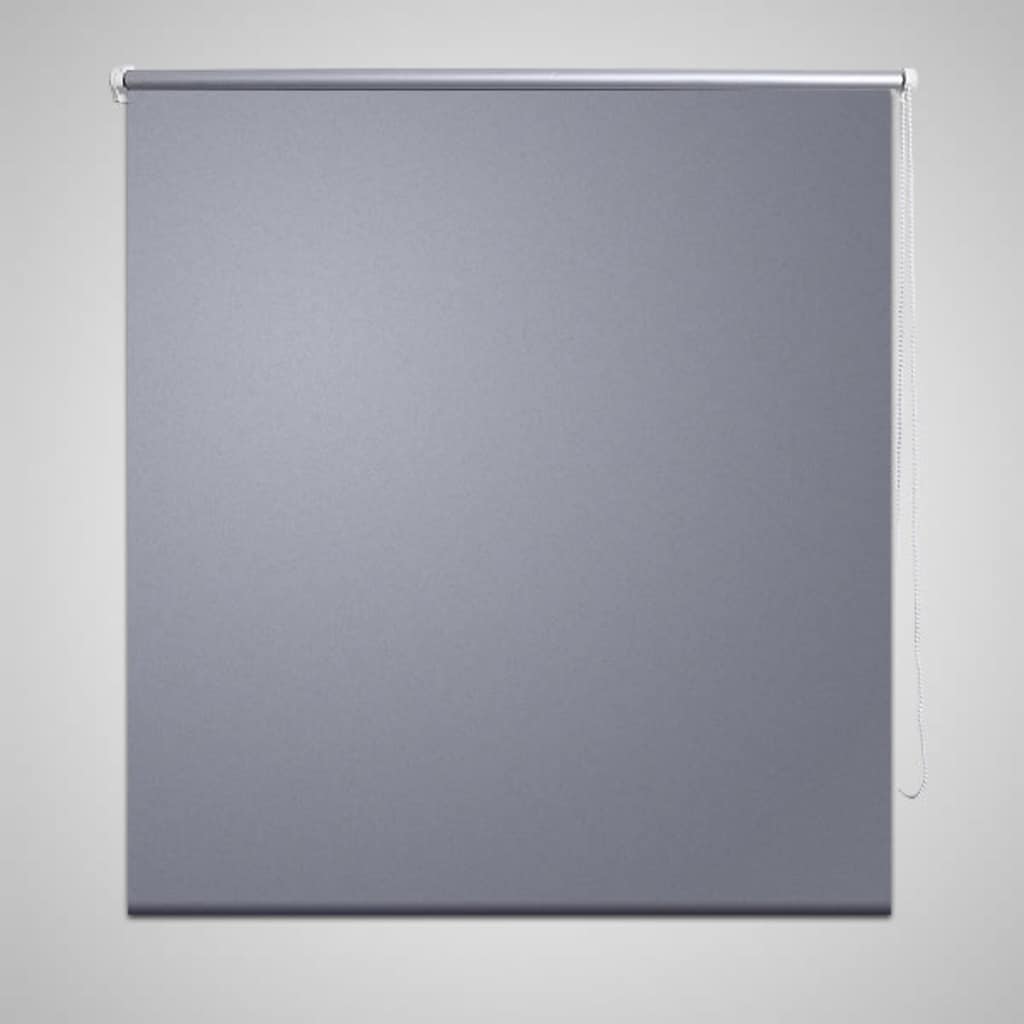 Rullegardin mørklegging 124,4x230 cm Stoffbredde 120 cm grå