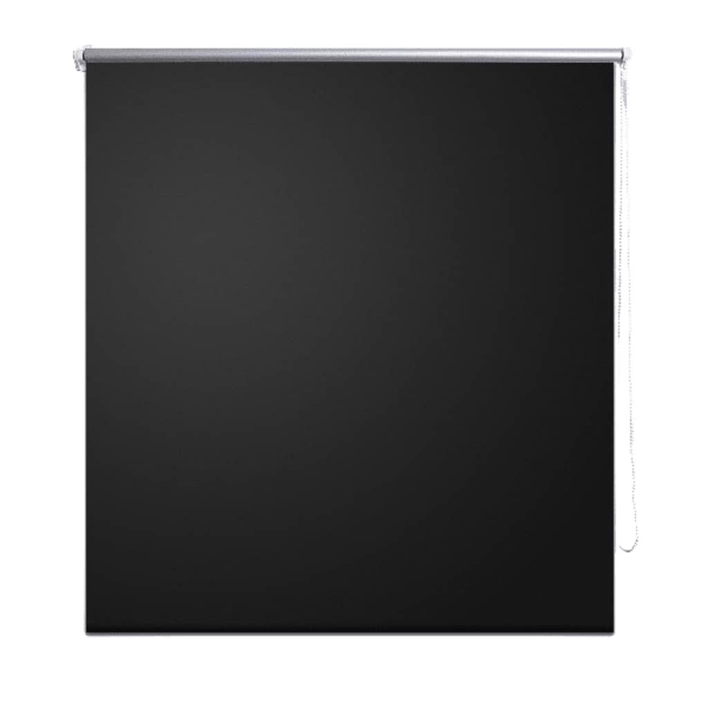 Rullegardin mørklegging 124,4x230 cm Stoffbredde 120 cm svart