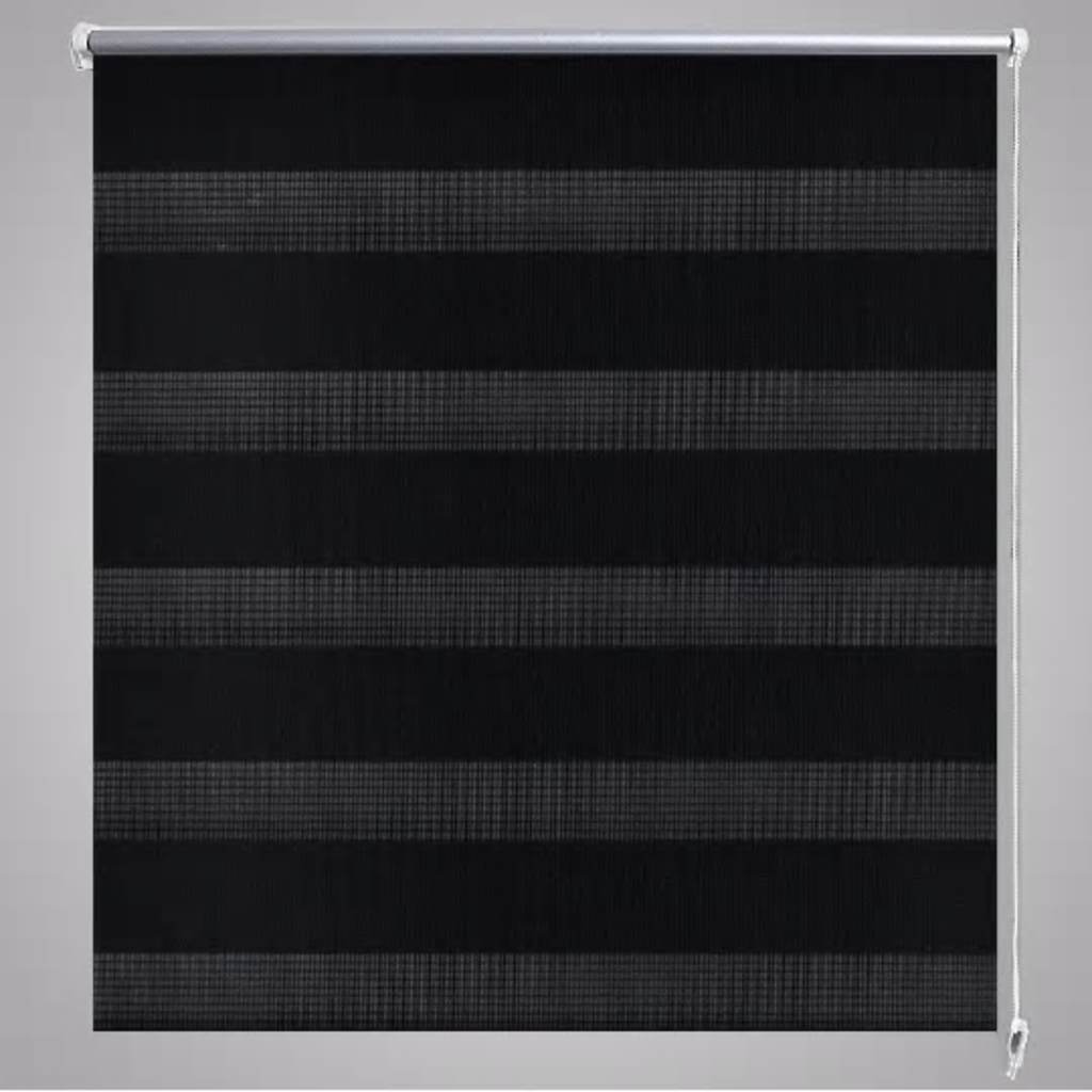 Sebragardin 50,9x100 cm Stoffbredde 46,7 cm svart