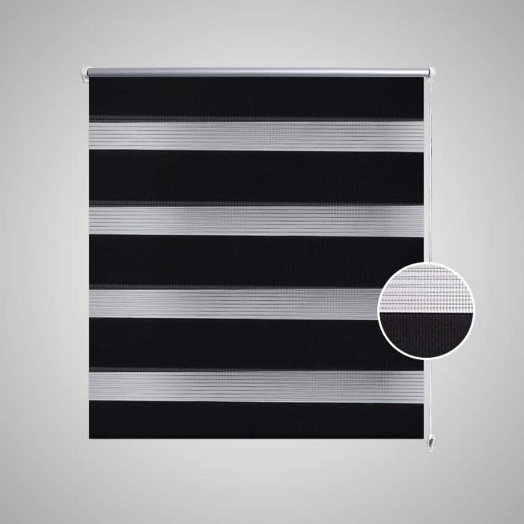 Sebragardin 90,9x150 cm Stoffbredde 86,7 cm svart