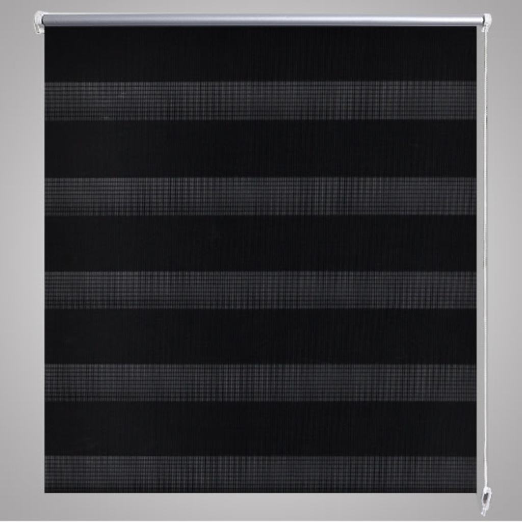 Sebragardin 120,9x175 cm Stoffbredde 116,7 cm svart