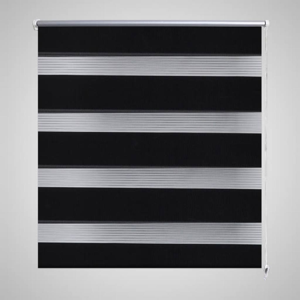 Sebragardin 120,9x175 cm Stoffbredde 116,7 cm svart