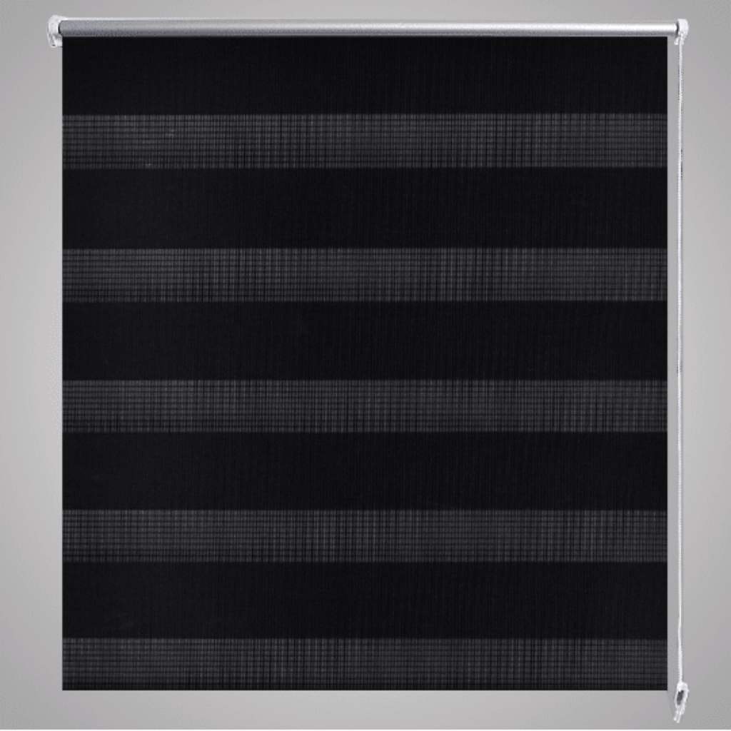 Sebragardin 140,9x175 cm Stoffbredde 136,7 cm svart