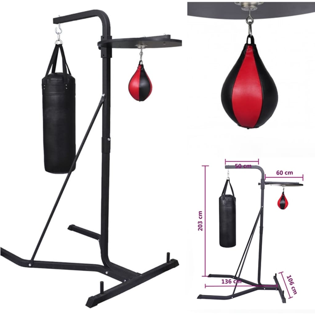 Boksestativ for speedbag og boksesekk