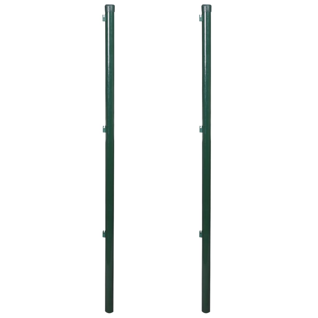Gjerdestolper 2 stk 115 cm vidaXL