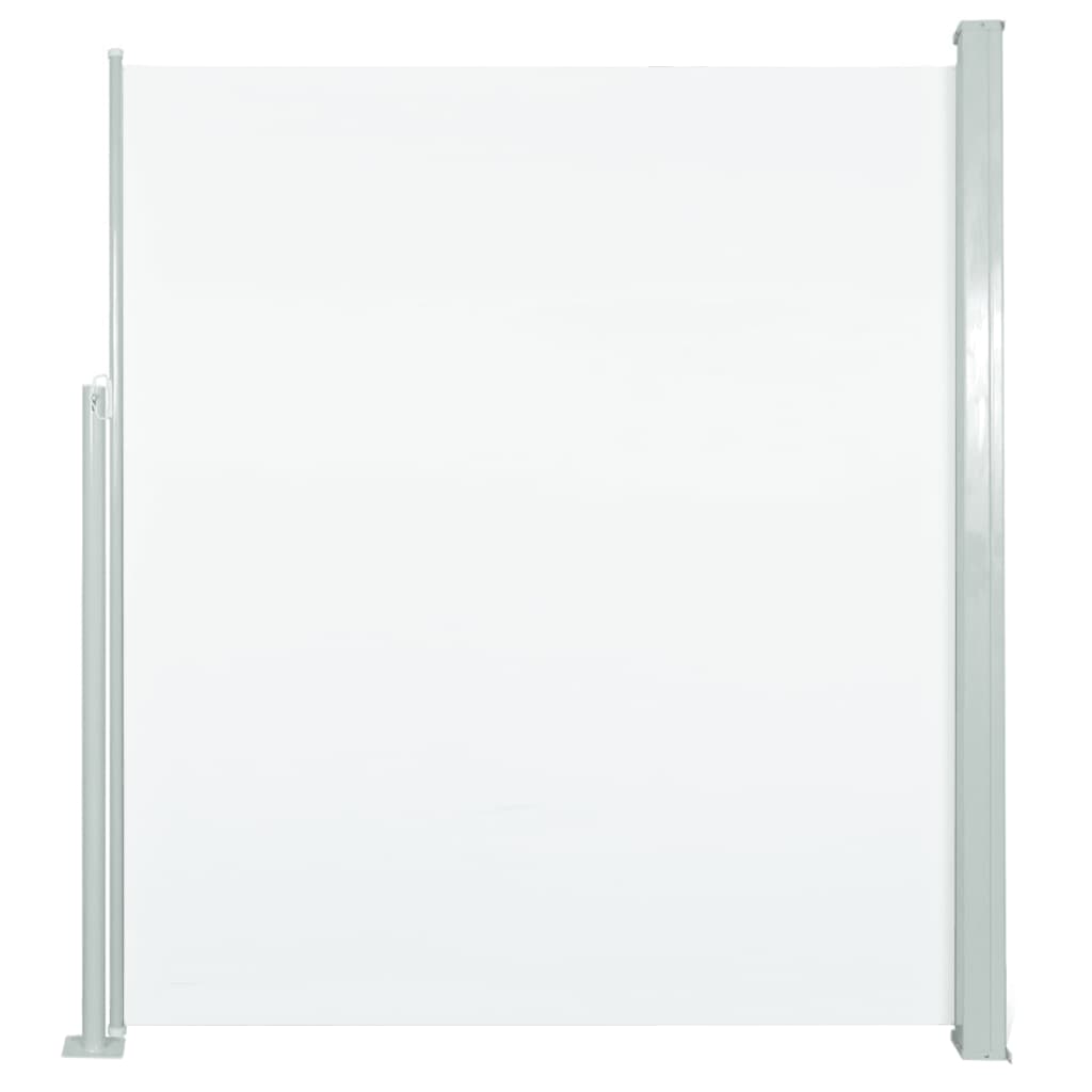 Uttrekkbar sidemarkise 160x300 cm kremfarget