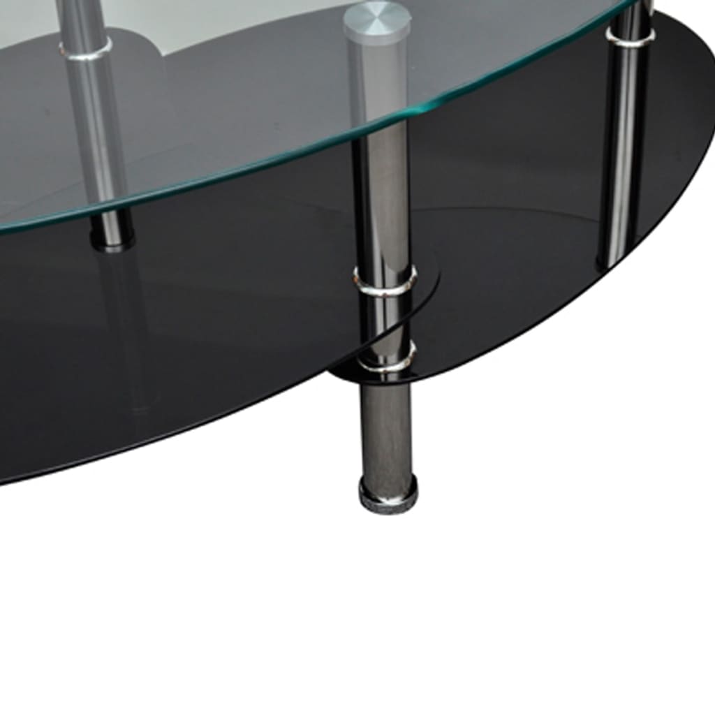 Salongbord med ekslusivt design svart