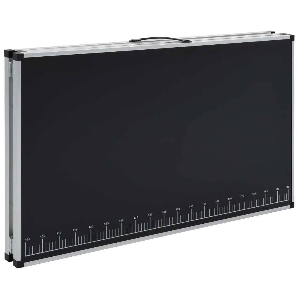 Foldbart tapetbord MDF og aluminium 300x60x78 cm