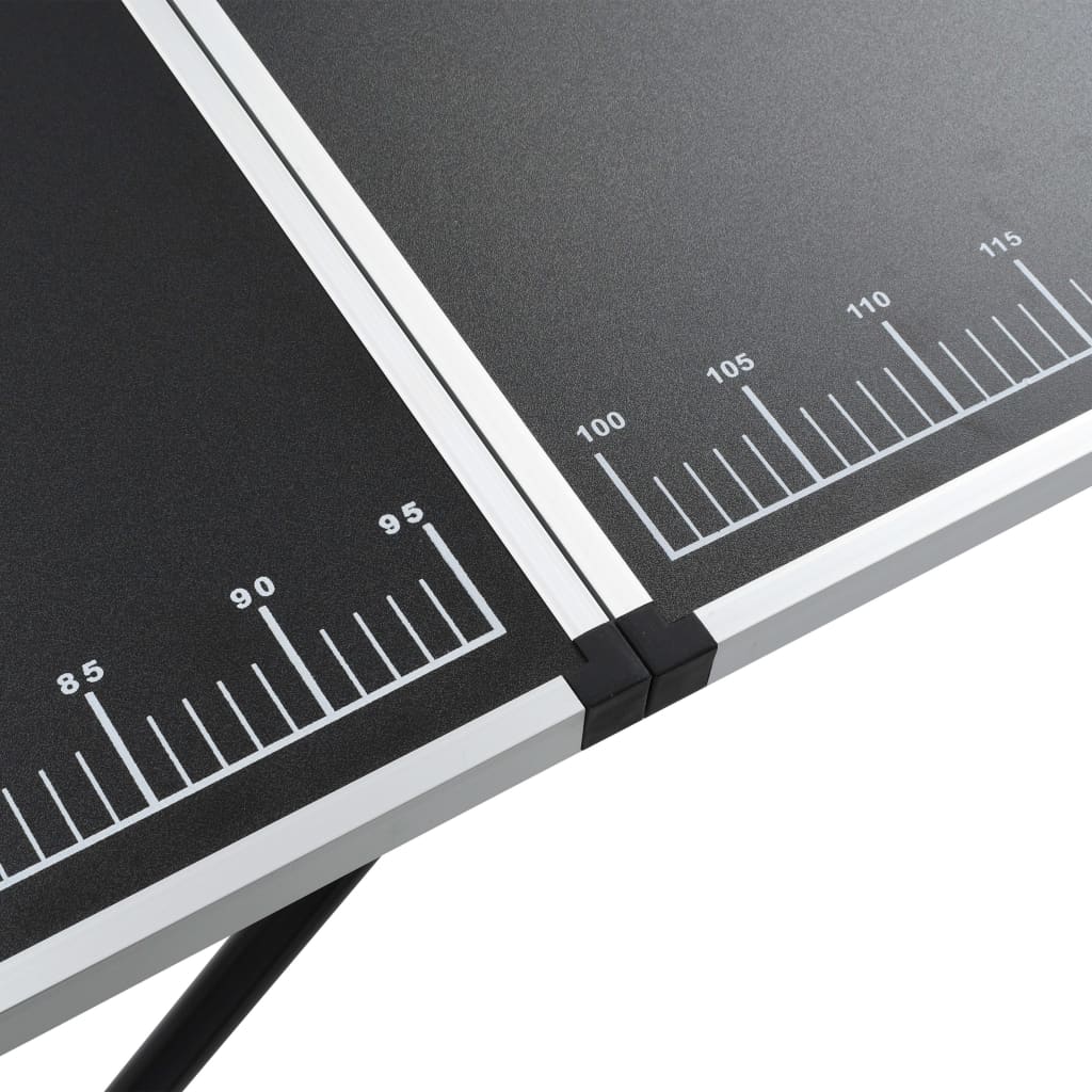 Foldbart tapetbord MDF og aluminium 300x60x78 cm