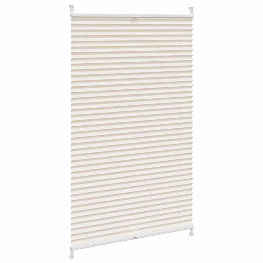 Plissegardiner 80 x 150 cm Krem