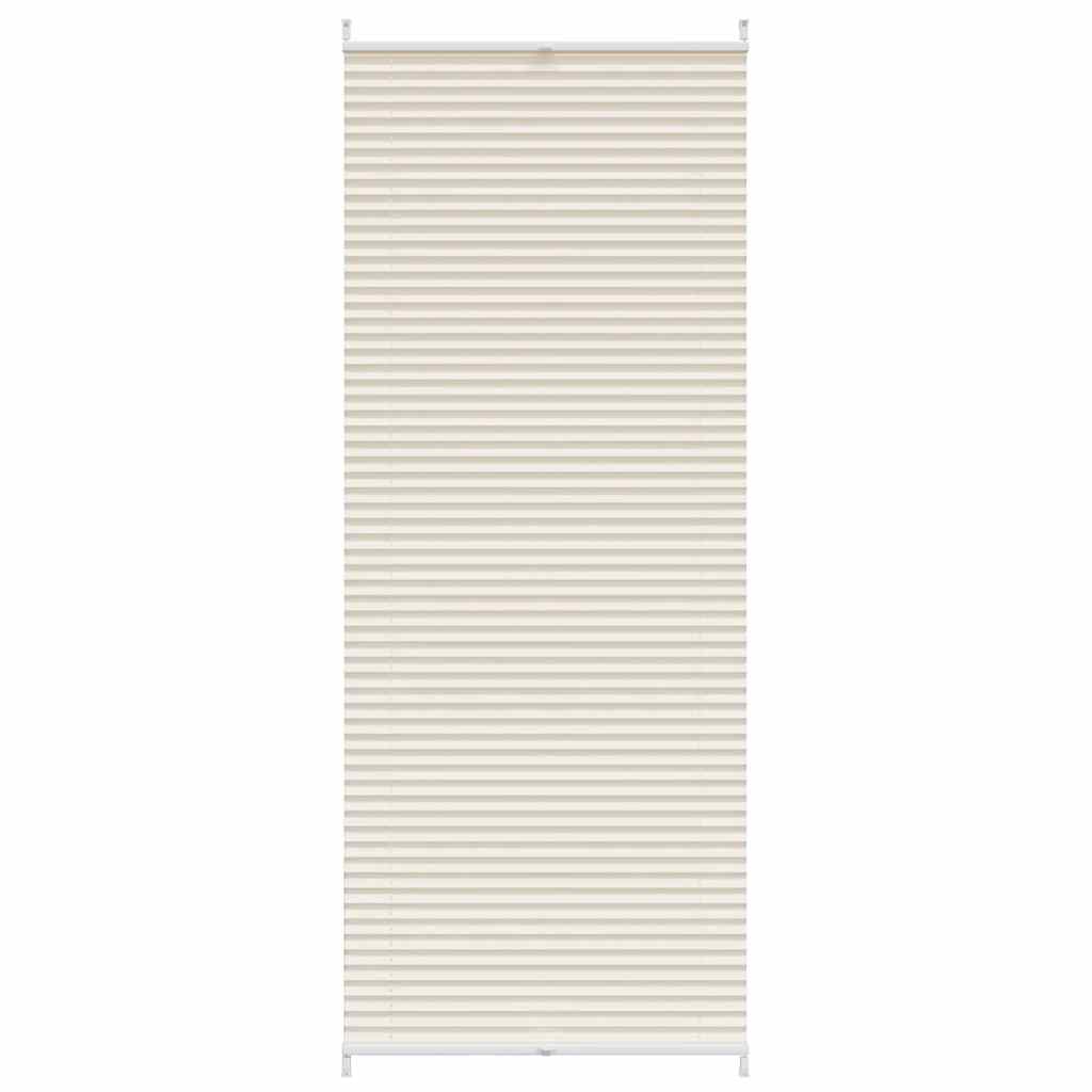 Plissegardiner 90 x 200 cm Krem