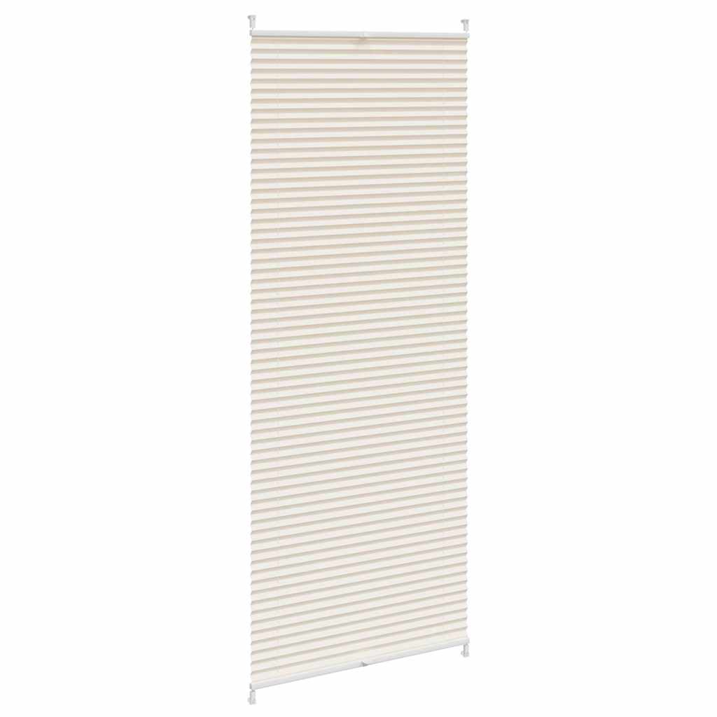 Plissegardiner 90 x 200 cm Krem