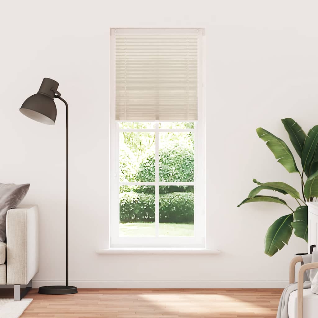 Plissegardiner 90 x 200 cm Krem