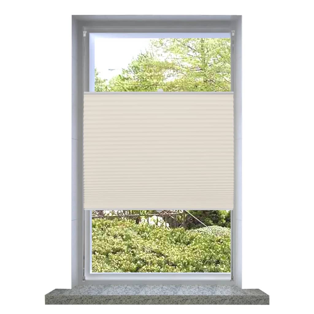 Plissegardiner 110x200cm Krem