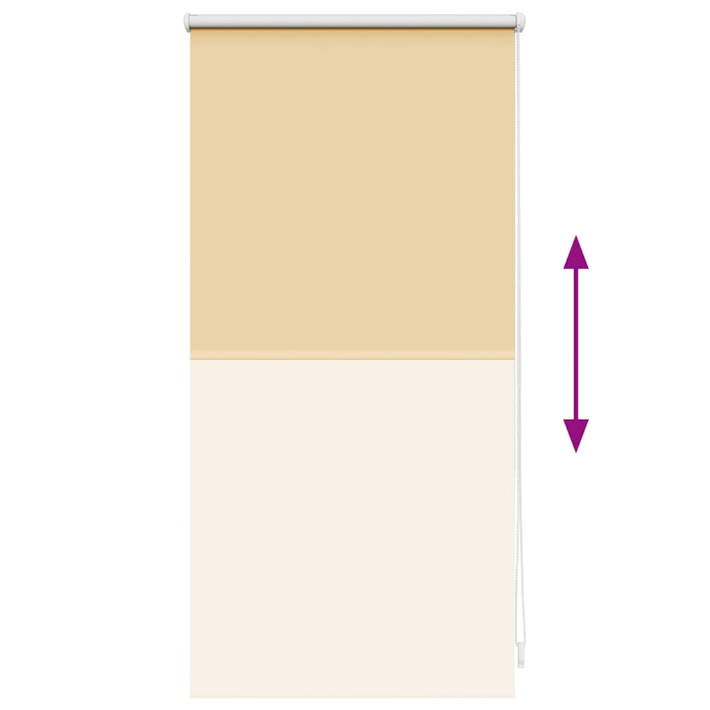 Rullegardin mørkleggingsbar 44,4x100 cm stoffbredde 40 cm beige