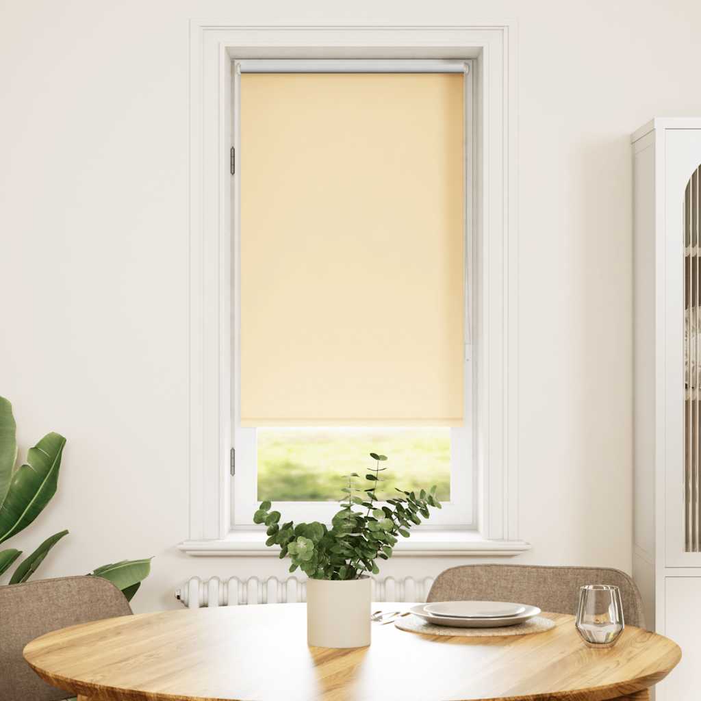 Rullegardin mørkleggingsbar 44,4x100 cm stoffbredde 40 cm beige