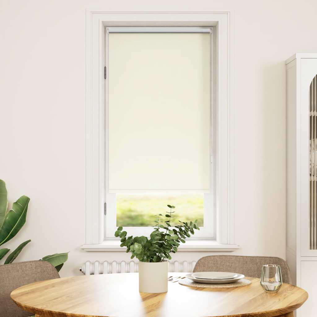 Rullegardin mørklegging 64,4x120 cm stoffbredde 60 cm off-white