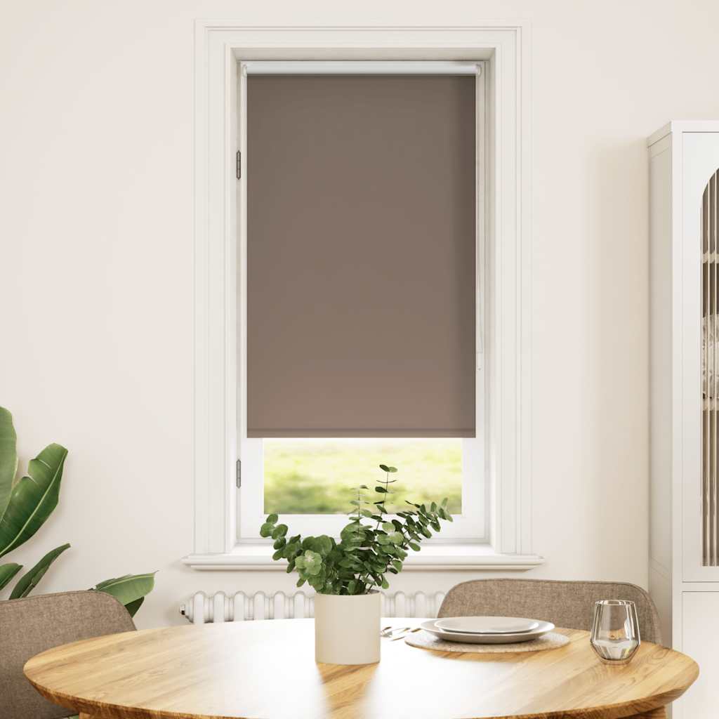 Rullegardin mørklegging 64,4x120 cm stoffbredde 60 cm kaffe