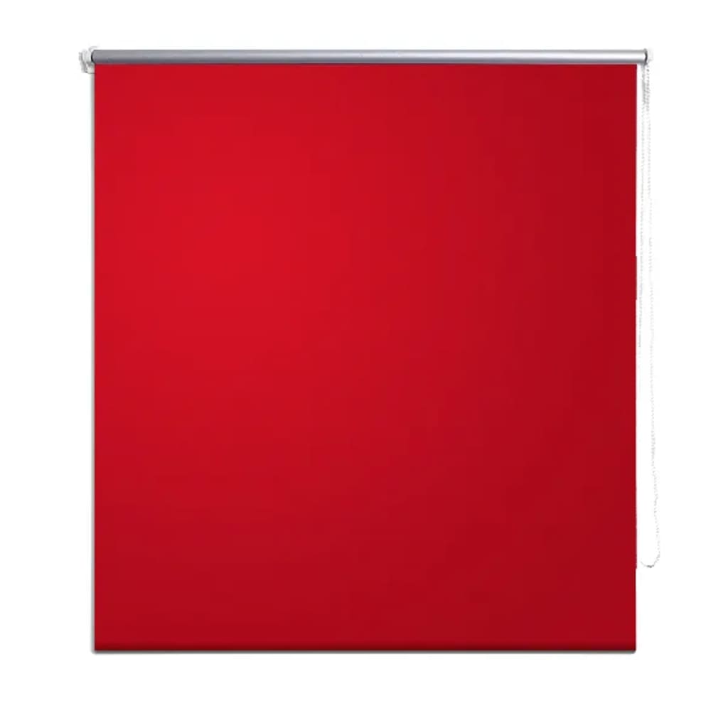 Rullegardin mørklegging 64,4x120 cm stoffbredde 60 cm rød