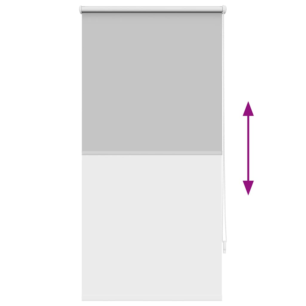 Rullegardin mørklegging 64,4x120 cm stoffbredde 60 cm grå