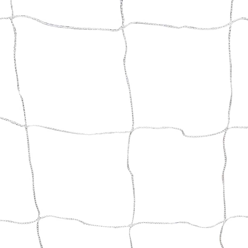 Fotballmålsett med stolper og nett 240x90x150 cm høykvalitets