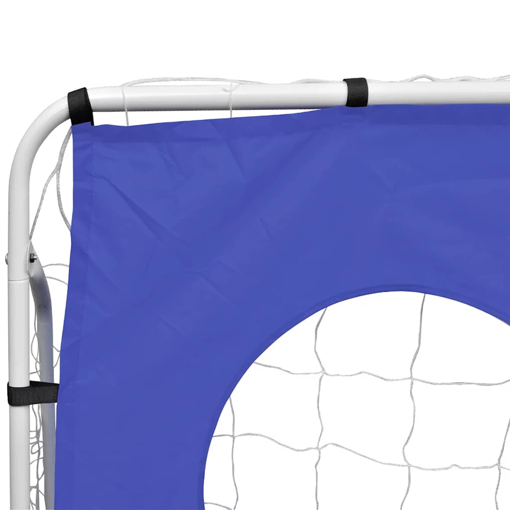 Fotballmål med siktevegg stål 240x92x150 cm høykvalitets