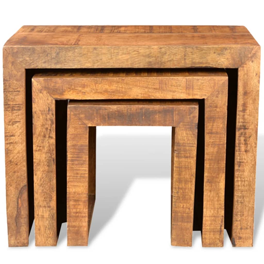 Settbord 3 deler heltre mango