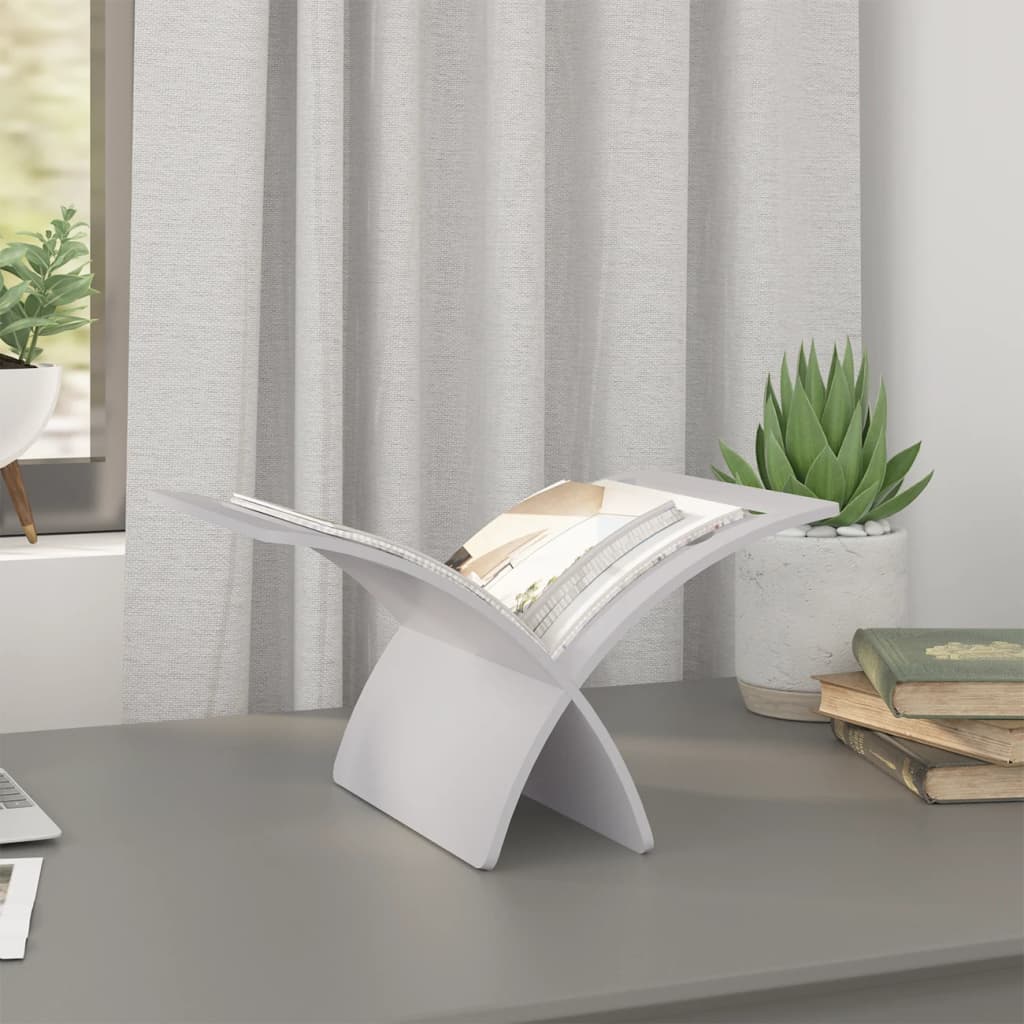 Magasin trestativ gulvstående hvit