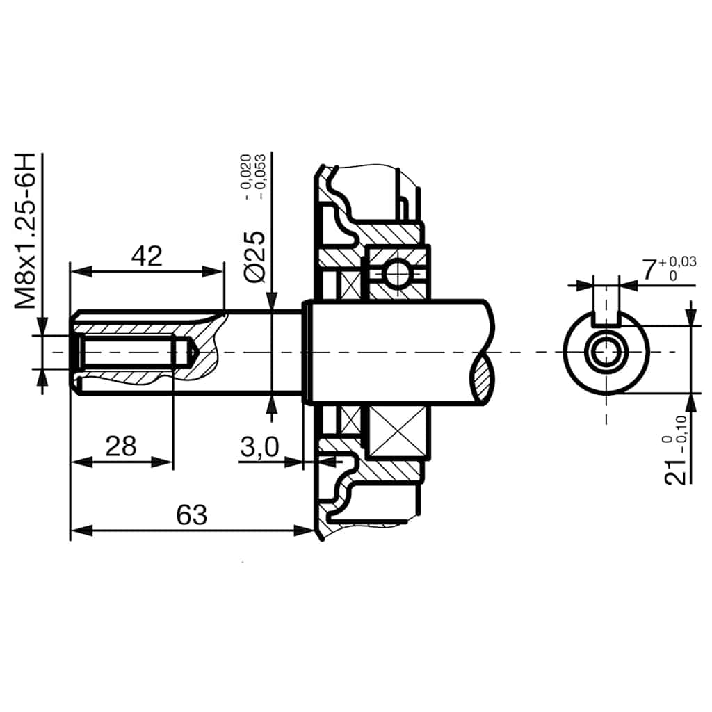 Bensinmotor 15 HP 11 kW svart