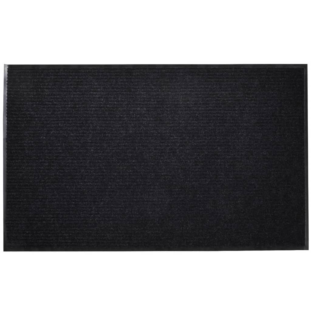 Dørmatte svart 120 x 180 cm PVC