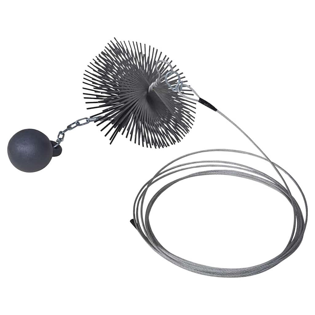 Skorstein Børste Rund Diameter 25cm