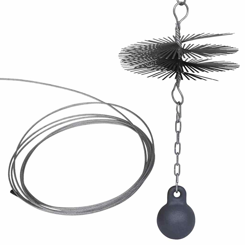 Skorstein Børste Rund Diameter 25cm