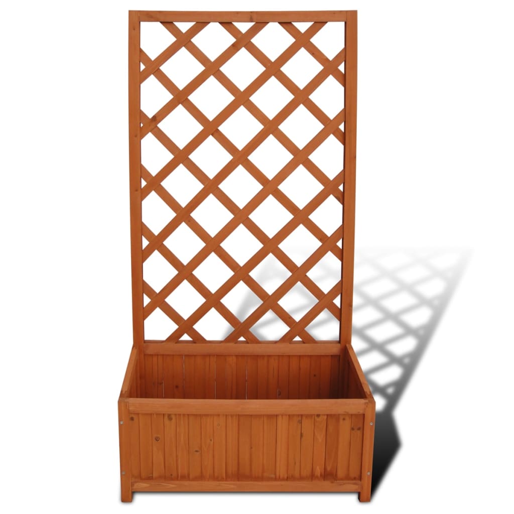 Blomsterkasse med espalier 70 x 30 x 135 cm