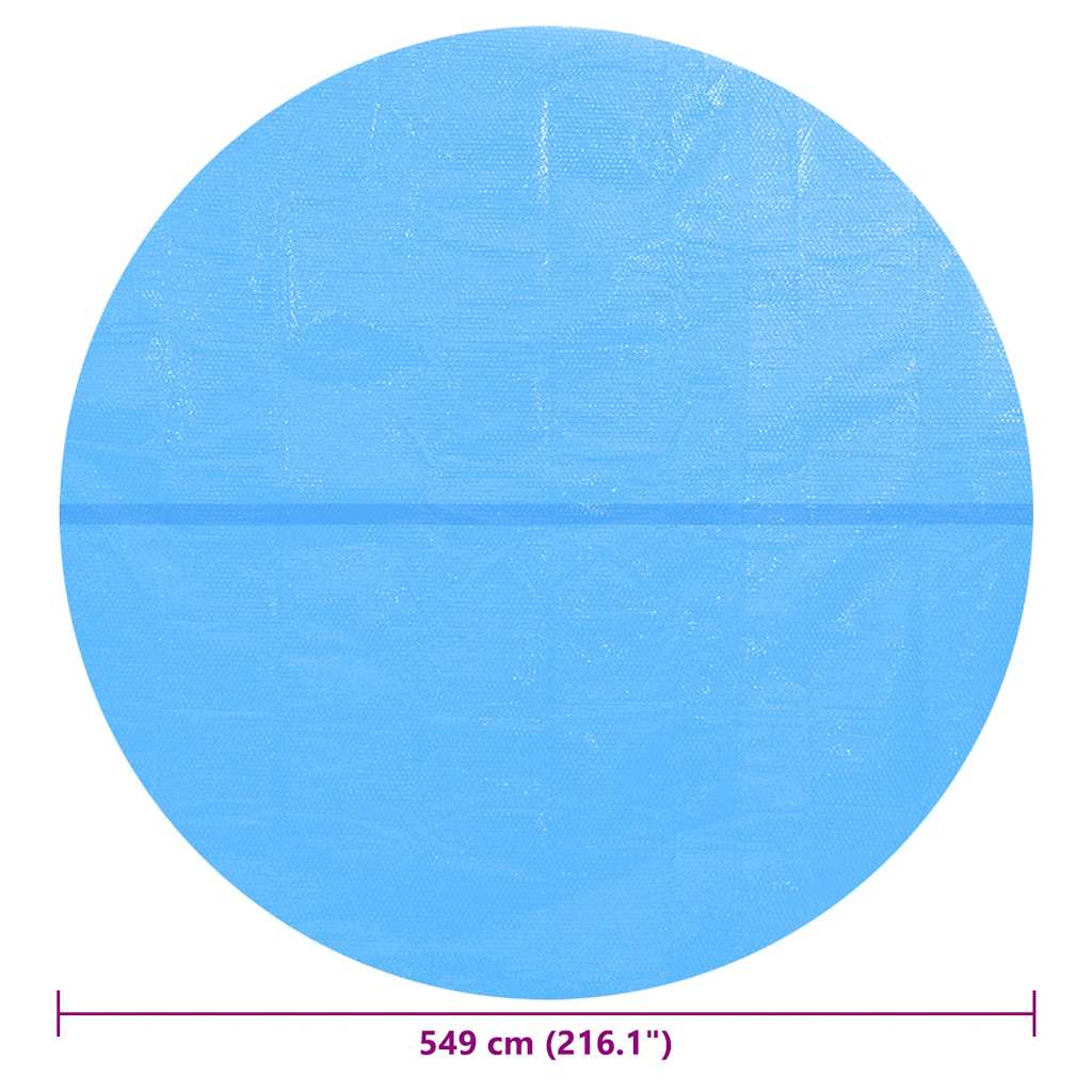 4stk Rund Bassengduk 549 cm PE Blå