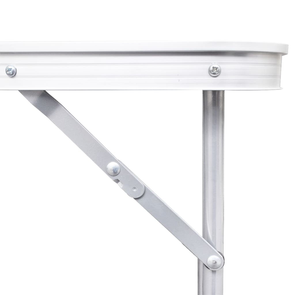 Camping Klappbord med Metallramme 80 x 60 cm