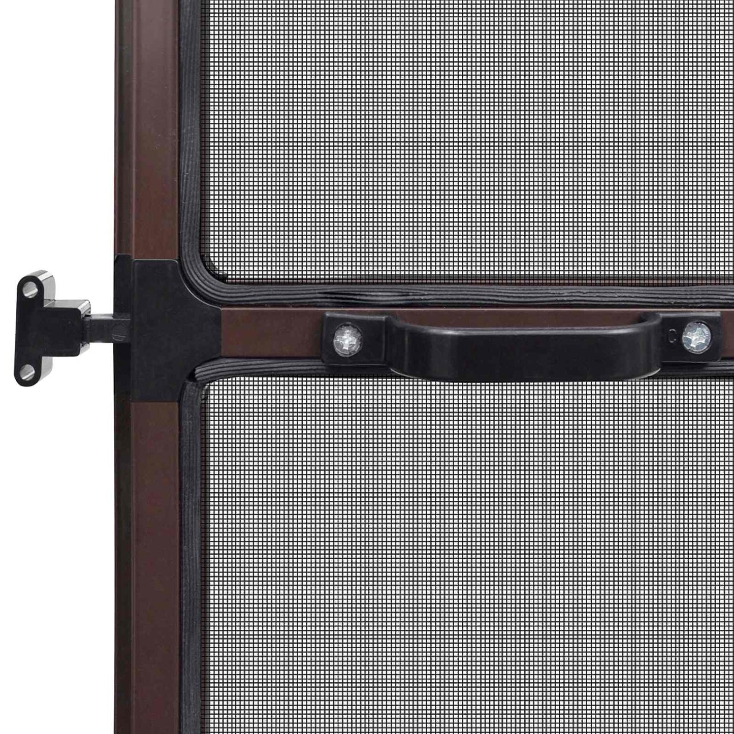 Svingbar Insekt Skjerm Brun og svart 100 x 215 cm