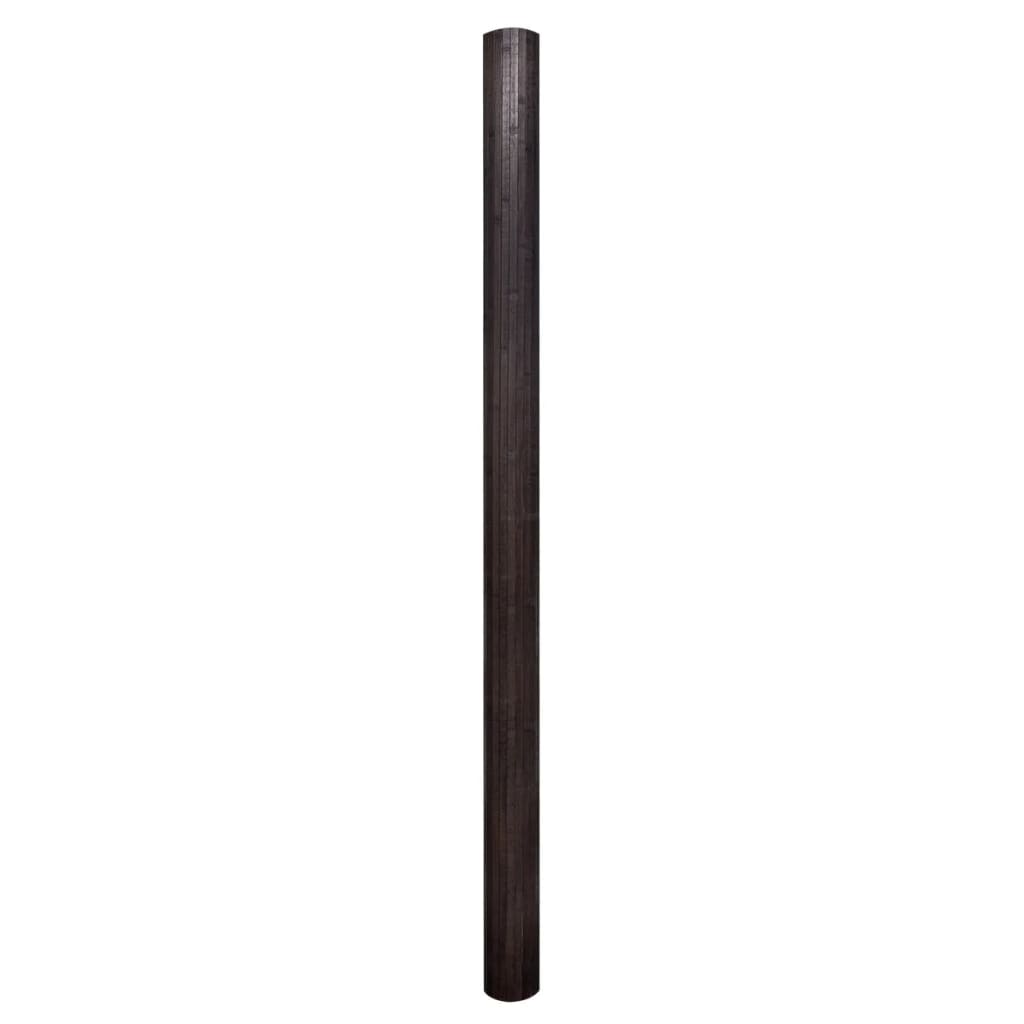 Romdeler bambus mørk brun bredde 250 cm høyde 165 cm