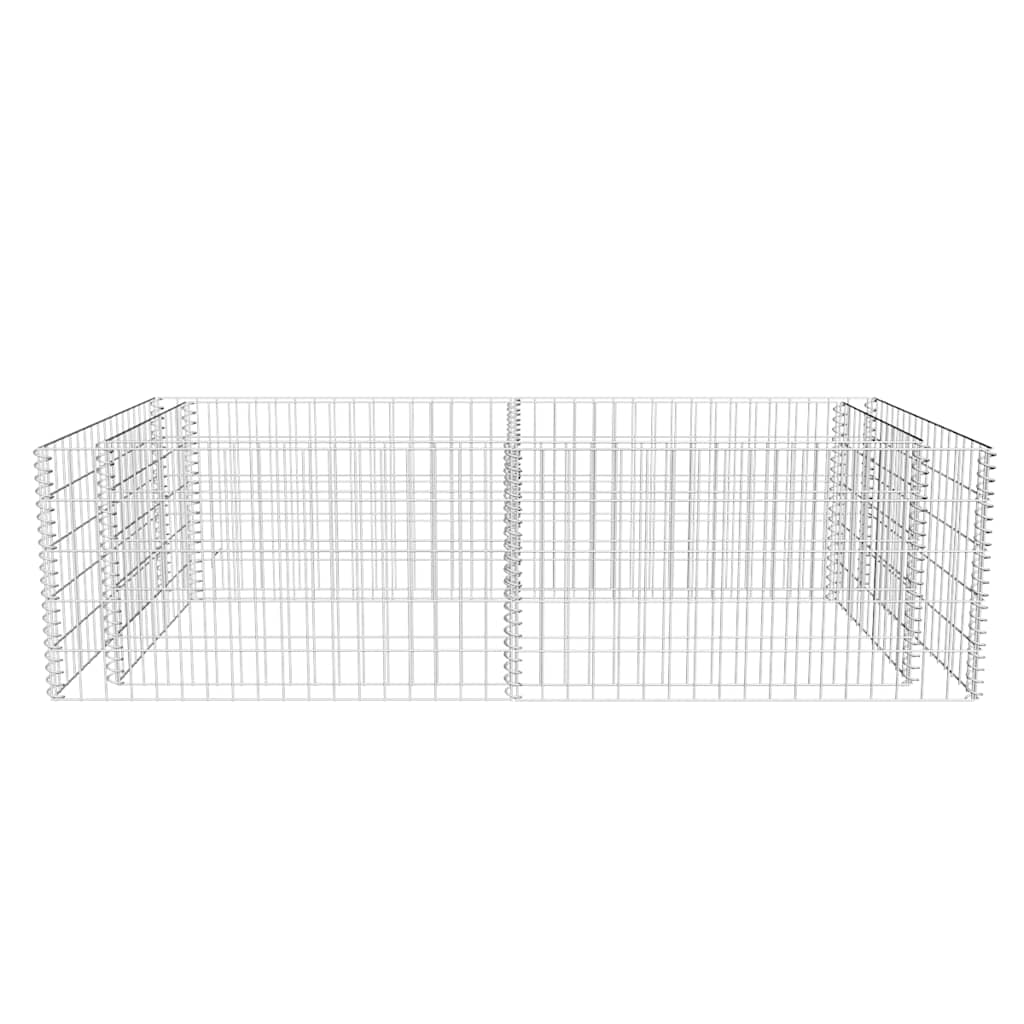 Gabion galvanisert stål 180x90x50 cm