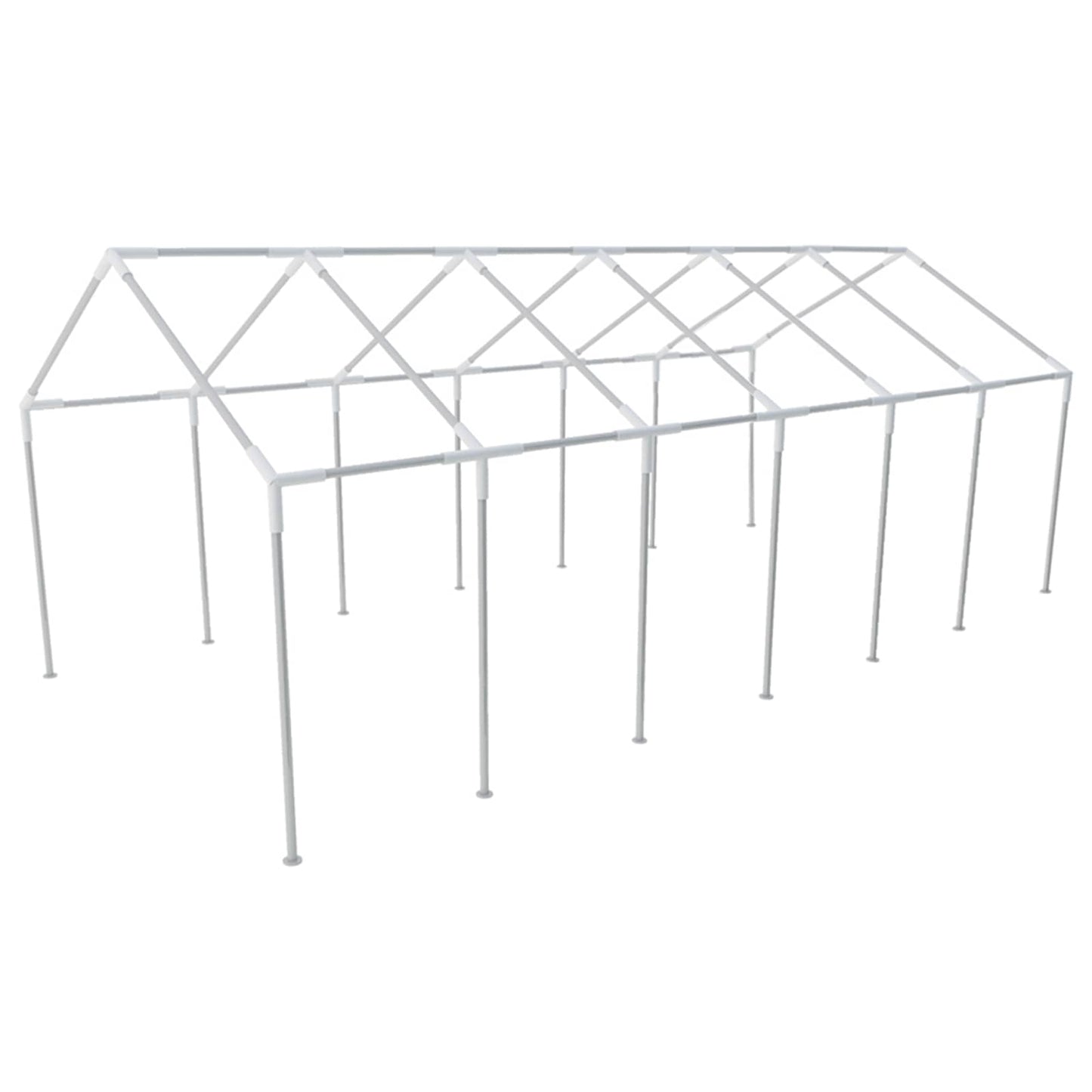 Teltstoff uten ramme Hvit 12 x 6 m PE vidaXL