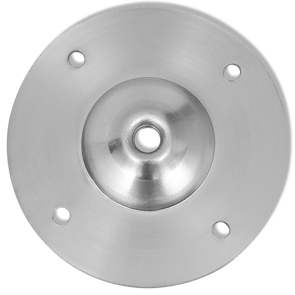 2 teleskopiske Bordben rustfritt stål 710 mm-1100 mm