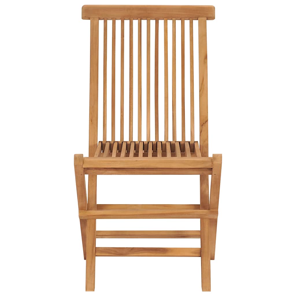 Klappstoler 2 stk heltre teak