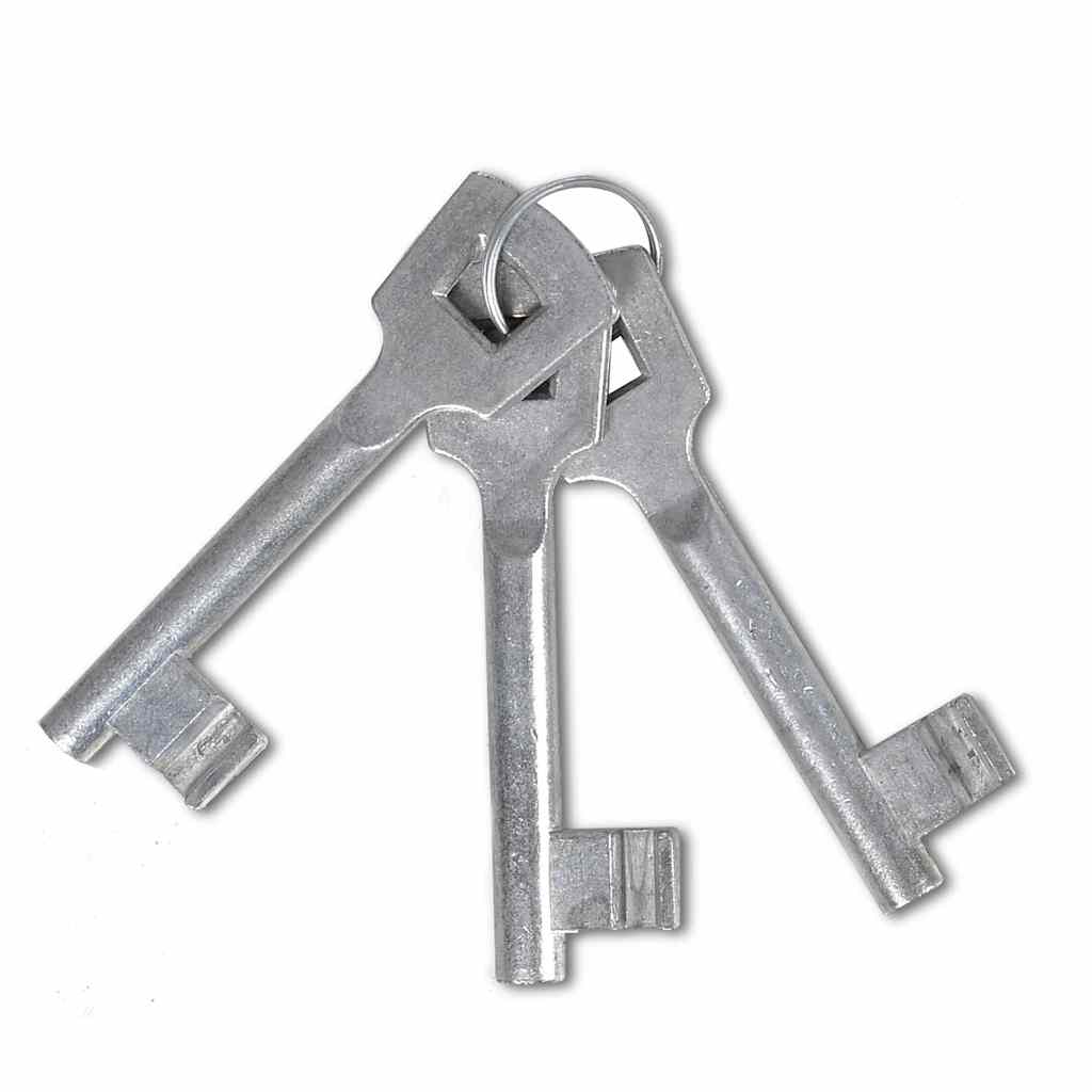 Gjerdeport med én dør 100x100 cm pulverlakkert stål vidaXL