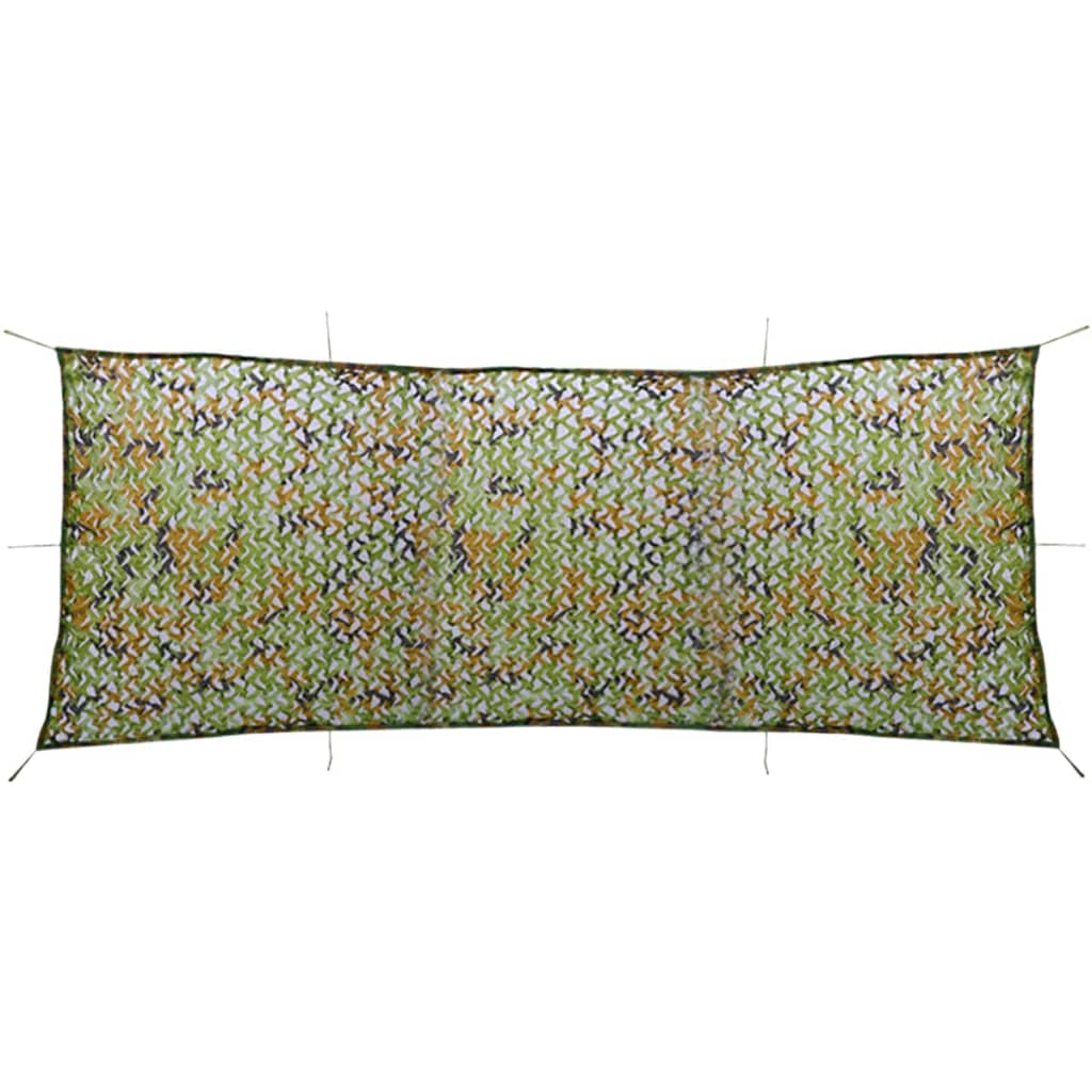 Kamuflasjenett med Oppbevaringsbag 1,5x4 m vidaXL