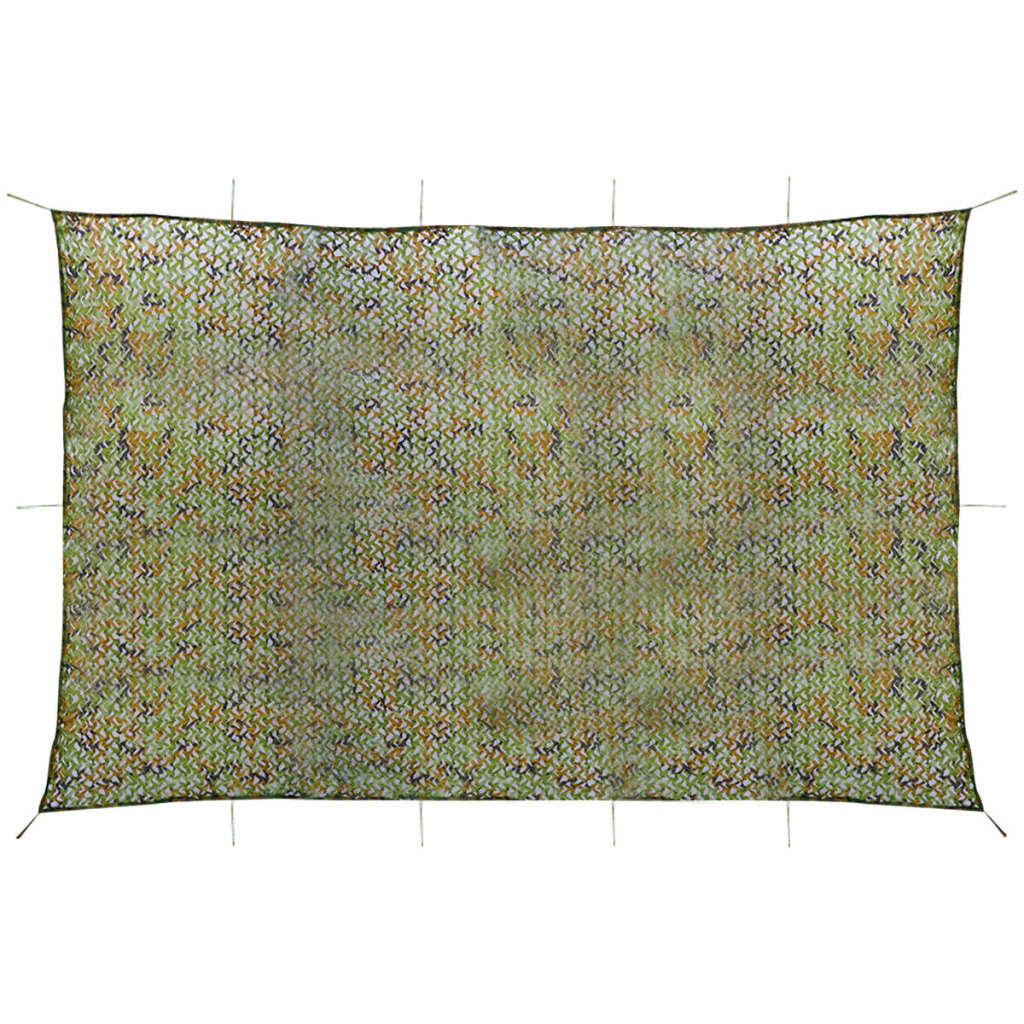 Kamuflasjenett med Oppbevaringsbag 4x6 m vidaXL