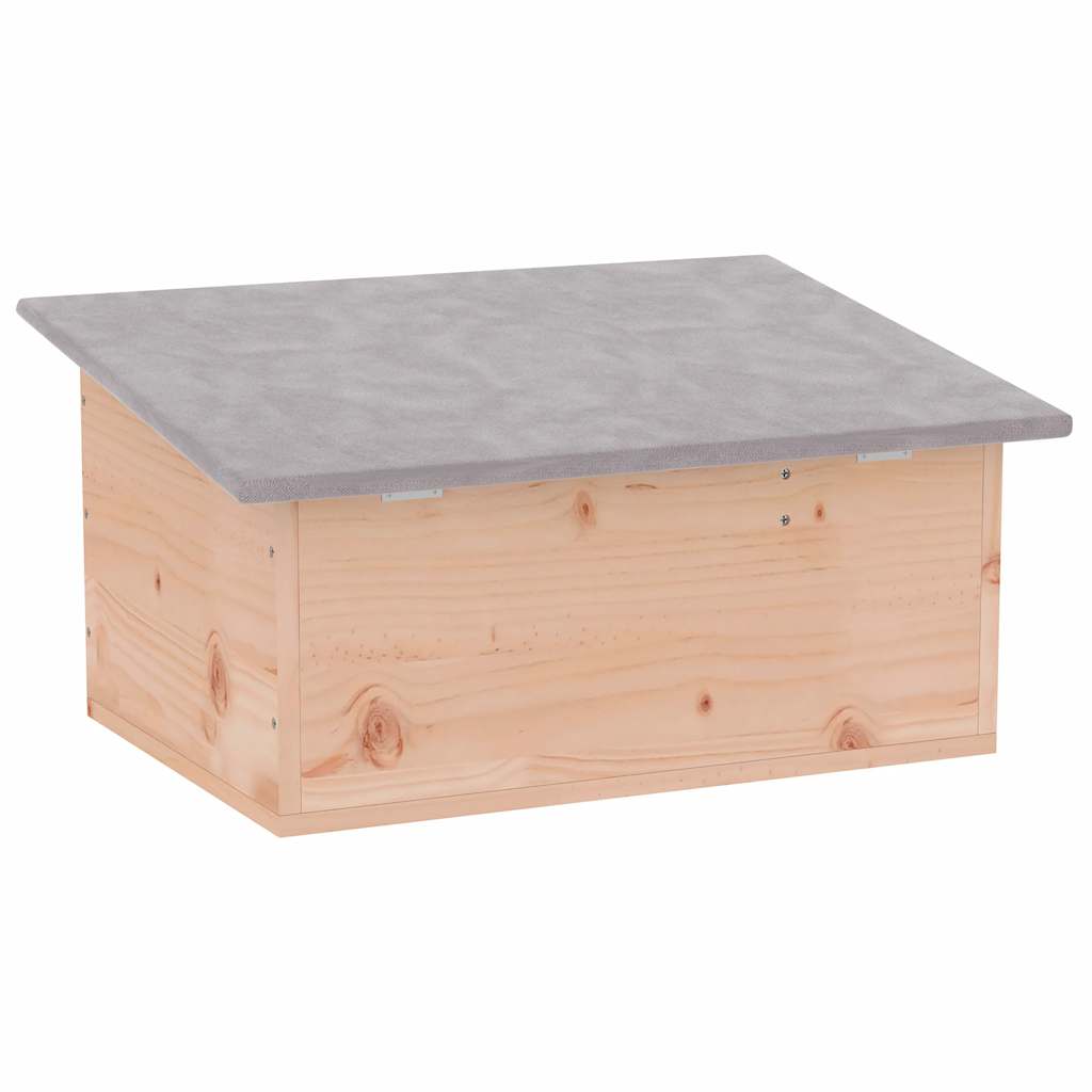 Pinnsvinhus 45x33x22 cm Tre vidaXL