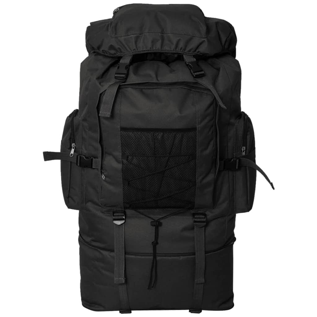 Ryggsekk Militærstil XXL 100 L Svart